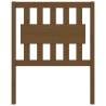 Honey Brown Pine Bed Headboard - Stylish & Rustic Design