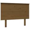 Stylish Honey Brown Bed Headboard - Solid Pine Wood (104x6x82.5 cm)