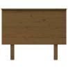 Stylish Honey Brown Bed Headboard - Solid Pine Wood (104x6x82.5 cm)