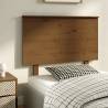 Stylish Honey Brown Bed Headboard - Solid Pine Wood (104x6x82.5 cm)