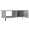 Stylish Concrete Grey Coffee Table - 90x50x40 cm | HipoMarket