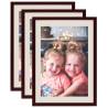 Photo Frames Collage 3 pcs for Wall or Table Dark Red 59.4x84 cm Colour red Size 59.4 x 84 cm Quantity in Package 3 