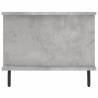 Stylish Concrete Grey Coffee Table - 90x50x40 cm | HipoMarket