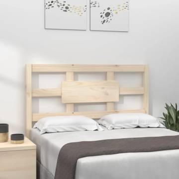 Stylish Solid Wood Pine Bed Headboard - 105.5 x 100 cm