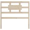 Stylish Solid Wood Pine Bed Headboard - 105.5 x 100 cm