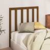 Stylish Honey Brown Bed Headboard - Solid Pine Wood 96x4x100 cm