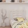 Bed Headboard White 106x4x100 cm Solid Wood Pine Colour white Size 106 x 100 cm Quantity in Package 1 