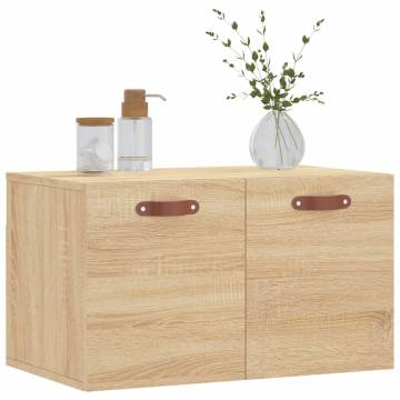 Sonoma Oak Wall Cabinet - Stylish Storage Solution