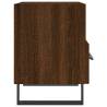 Stylish Brown Oak Bedside Cabinet - 40x35x47.5 cm