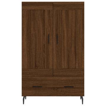 Elegant Highboard in Brown Oak - Stylish Storage Solution