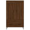 Elegant Highboard in Brown Oak - Stylish Storage Solution