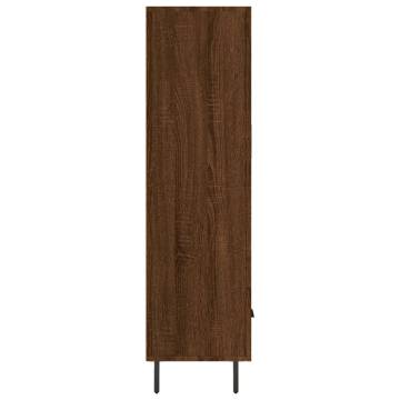 Elegant Highboard in Brown Oak - Stylish Storage Solution