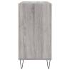 Trendy Grey Sonoma Sideboard | Engineered Wood Storage Cabinet