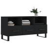 Stylish Black TV Cabinet 102x36x50 cm - Engineered Wood