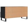 Stylish Black TV Cabinet 102x36x50 cm - Engineered Wood