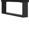 Stylish Black TV Cabinet 102x36x50 cm - Engineered Wood