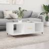 Coffee Table White 102x50x40 cm Engineered Wood Colour white Quantity in Package 1 