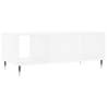 Elegant White Coffee Table | 102x50x40 cm | Durable Design