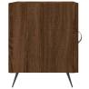 Stylish Brown Oak Bedside Cabinet - 40x40x50 cm | HipoMarket