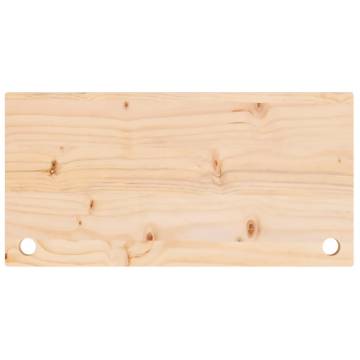 Solid Wood Pine Desk Top - 80x40x2.5 cm | HipoMarket UK