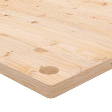 Solid Wood Pine Desk Top - 80x40x2.5 cm | HipoMarket UK