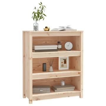 Solid Wood Pine Book Cabinet 80x35x97 cm | Hipomarket UK