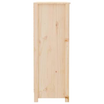 Solid Wood Pine Book Cabinet 80x35x97 cm | Hipomarket UK