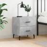 Bedside Cabinet Concrete Grey 40x35x47.5 cm Engineered Wood Colour concrete grey Quantity in Package 1 