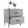 Concrete Grey Bedside Cabinet - Stylish & Durable 40x35 cm