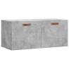 Wall Cabinet Concrete Grey 80x36.5 cm - Stylish Storage Solution