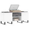 Stylish White Record Cabinet - 121x38x48 cm | HipoMarket