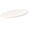 Table Top White 70x35x2.5 cm Solid Wood Pine Oval Colour white Size 70 x 35 x 2.5 cm Quantity in Package 1 