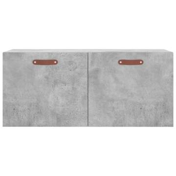 Wall Cabinet Concrete Grey 80x36.5 cm - Stylish Storage Solution