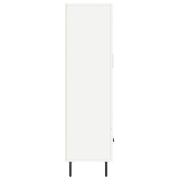 Stylish Highboard White 69.5x31x115 cm | Hipomarket UK