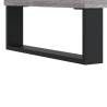 Stylish Grey Sonoma Record Cabinet - 121x38x48 cm