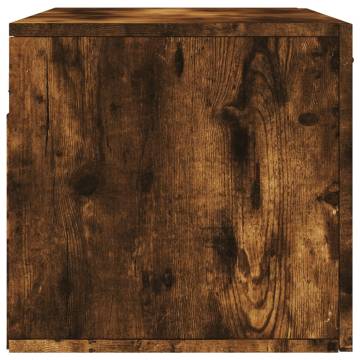 Wall Cabinet Smoked Oak - Stylish Storage Solution | HipoMarket