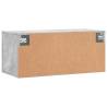 Wall Cabinet Concrete Grey 80x36.5 cm - Stylish Storage Solution