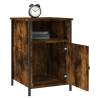 2 pcs Smoked Oak Bedside Cabinets - Elegant and Durable Storage