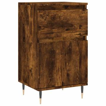 Stylish Smoked Oak Sideboard – 40x35x70 cm | Hipomarket UK