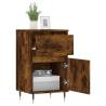 Stylish Smoked Oak Sideboard – 40x35x70 cm | Hipomarket UK