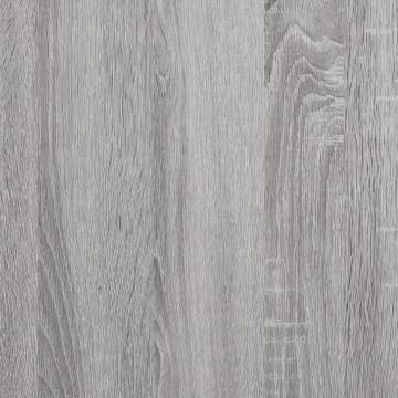 Stylish Grey Sonoma Sideboard | 60x35x70 cm Engineered Wood