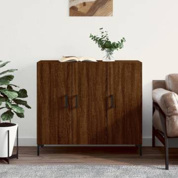 Modern Brown Oak Sideboard - 90x34x80 cm | HipoMarket