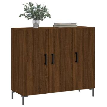 Modern Brown Oak Sideboard - 90x34x80 cm | HipoMarket