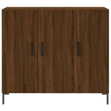 Modern Brown Oak Sideboard - 90x34x80 cm | HipoMarket