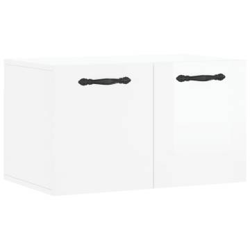 High Gloss White Wall Cabinet - 60x36.5 cm | HipoMarket