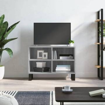 Stylish Grey Sonoma TV Cabinet - 69.5x30x50 cm