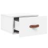 Wall-mounted Bedside Cabinets - 2 pcs White | Hipo Market