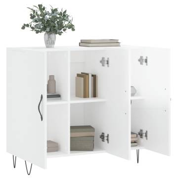 High Gloss White Sideboard - Modern Home Storage Solution