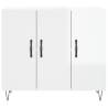 High Gloss White Sideboard - Modern Home Storage Solution