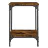 Elegant Smoked Oak Coffee Table - 40x40x55 cm | HiPO Market